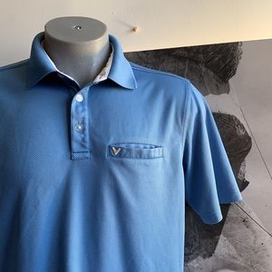 Blue Callaway Golf Polo Shirt Medium